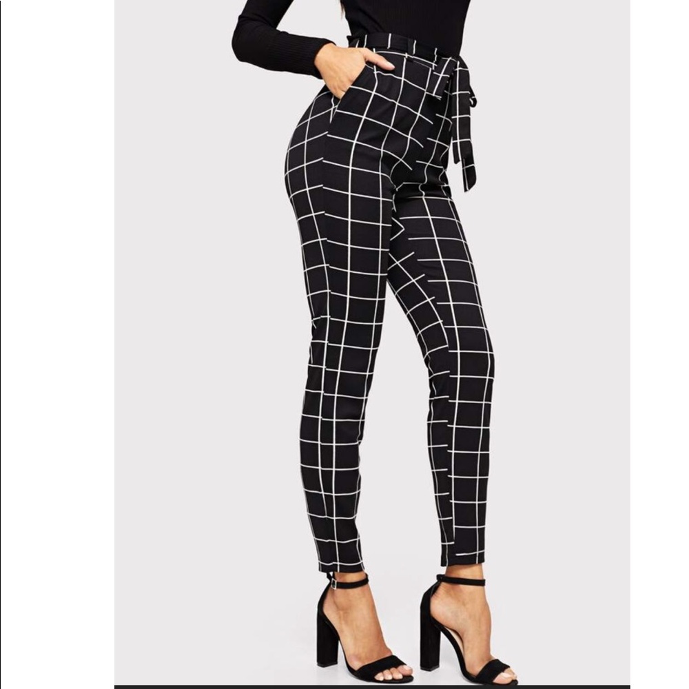 Paperbag High Waisted Belted Square Pants✨NWT✨